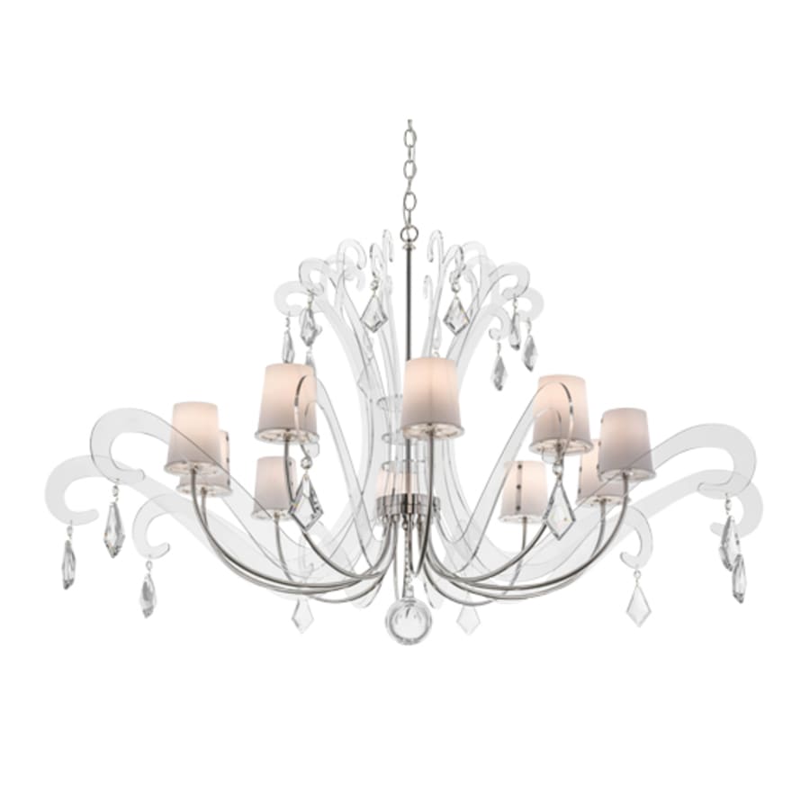 Meyda Tiffany Lienz 10 Light 55" Wide Crystal Chandelier
