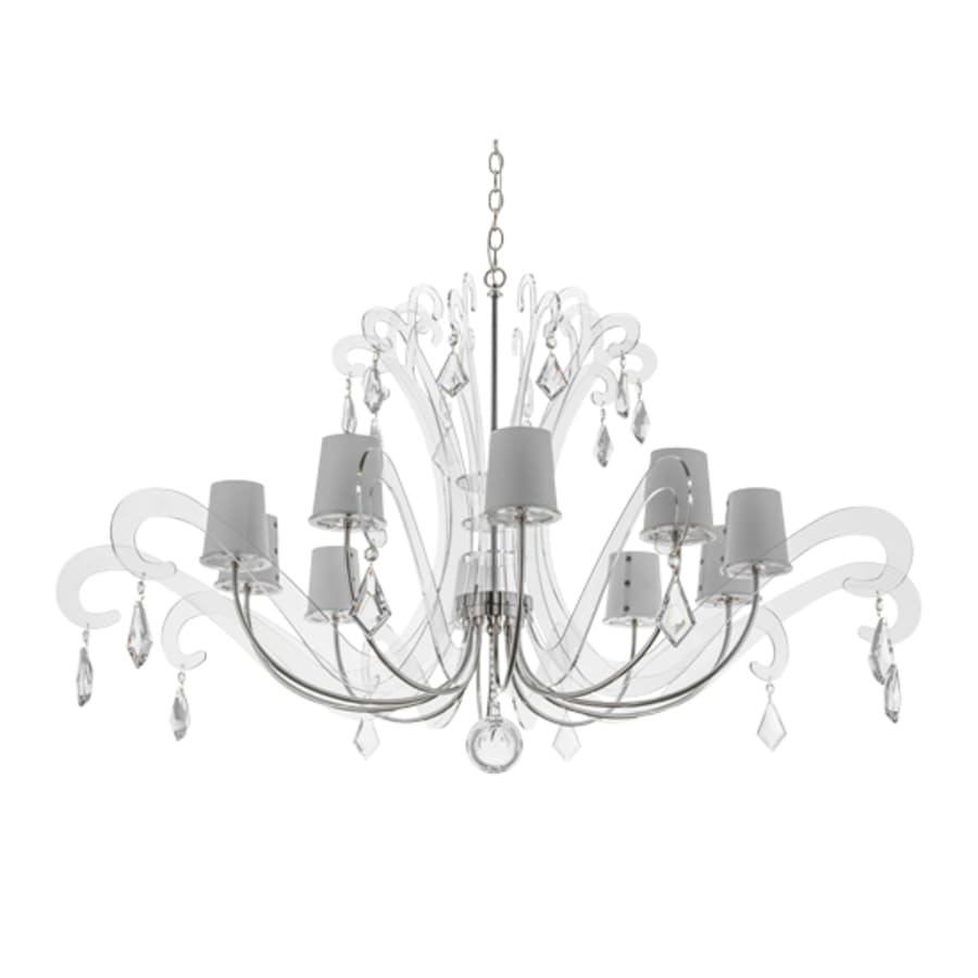 Meyda Tiffany Lienz 10 Light 55" Wide Crystal Chandelier