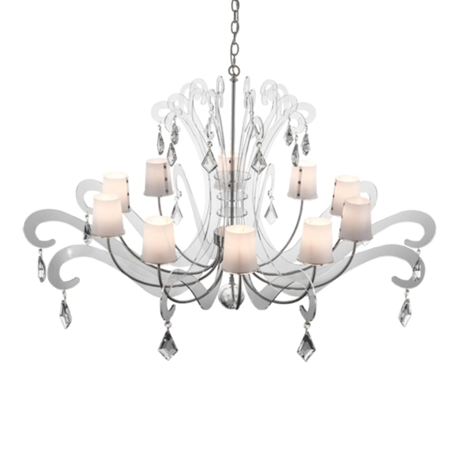 Meyda Tiffany Lienz 10 Light 55" Wide Crystal Chandelier
