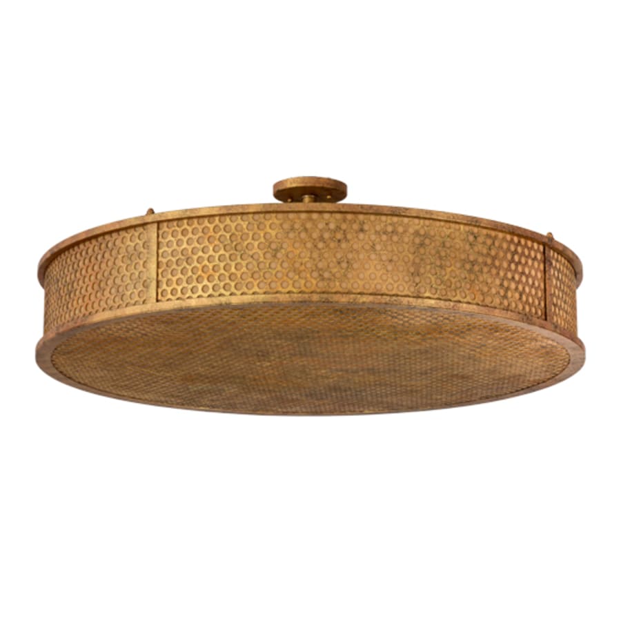 Meyda Tiffany Cilindro Luciano 6 Light 36" Wide Semi-Flush Drum Ceiling Fixture