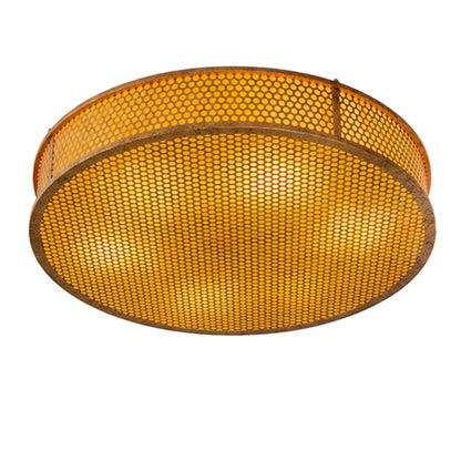 Meyda Tiffany Cilindro Luciano 6 Light 36" Wide Semi-Flush Drum Ceiling Fixture
