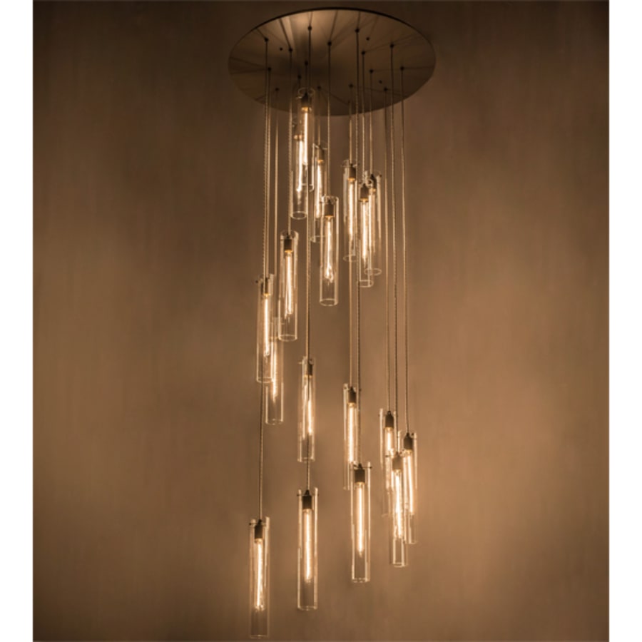 Meyda Tiffany Cilindro 18 Light 36" Wide Multi Light Pendant