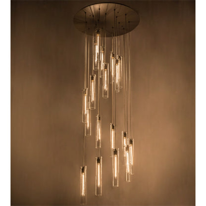 Meyda Tiffany Cilindro 18 Light 36" Wide Multi Light Pendant