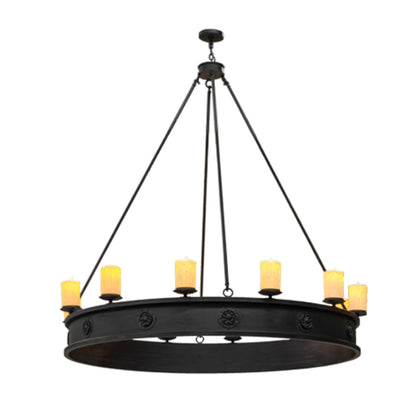 Meyda Tiffany Lorenzo 12 Light 72" Wide Ring Chandelier