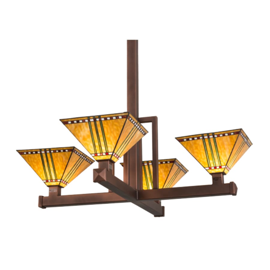 Meyda Tiffany Prairie Corn 4 Light 47" Wide Pendant