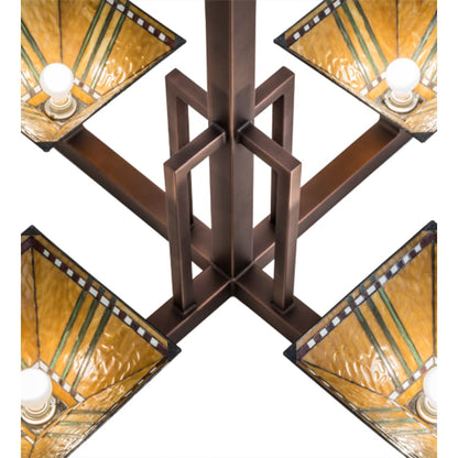 Meyda Tiffany Prairie Corn 4 Light 47" Wide Pendant