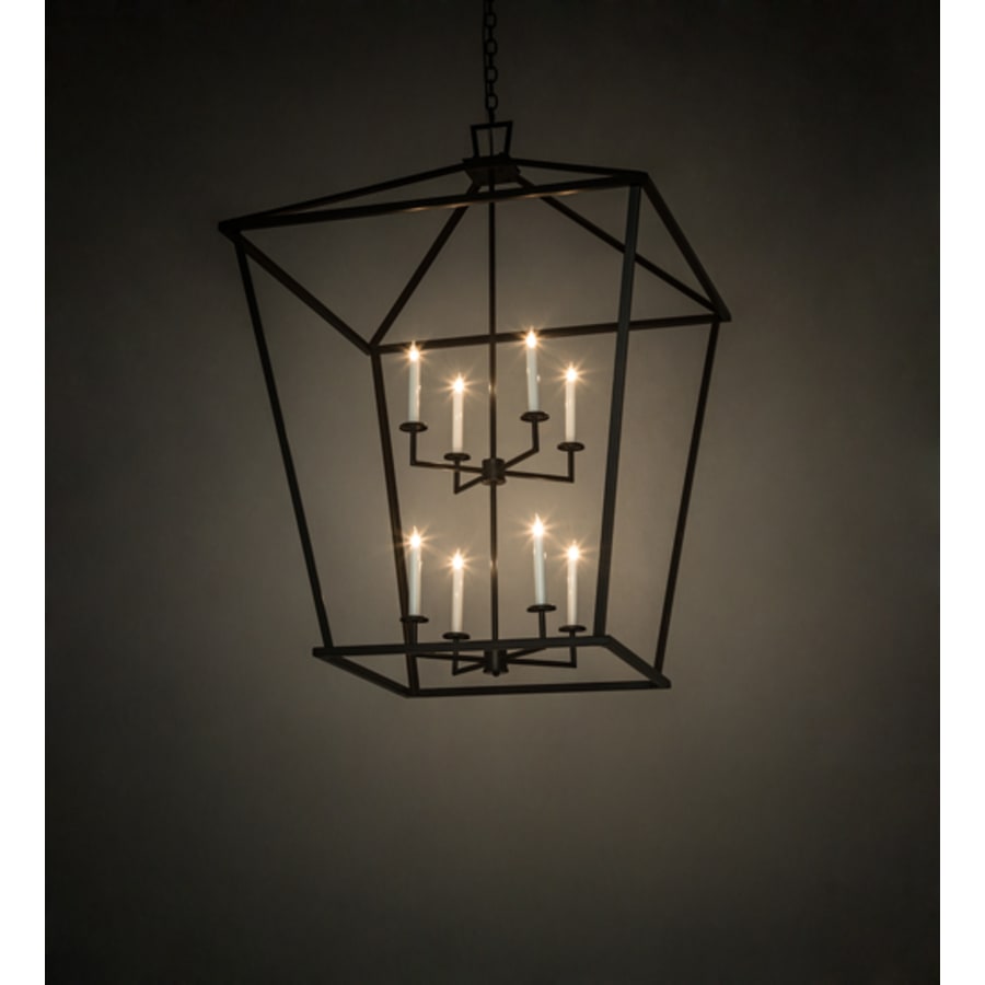 Meyda Tiffany Kitzi 8 Light 52" Wide Taper Candle Pendant
