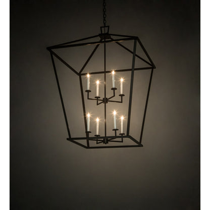 Meyda Tiffany Kitzi 8 Light 52" Wide Taper Candle Pendant