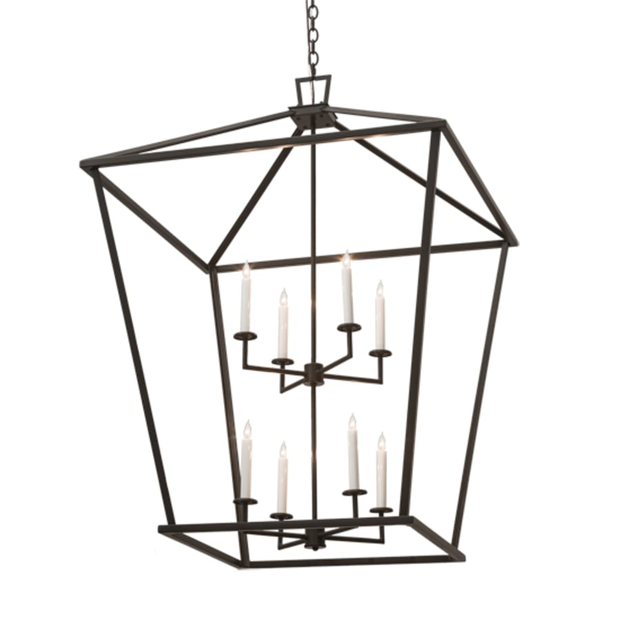 Meyda Tiffany Kitzi 8 Light 52" Wide Taper Candle Pendant