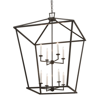 Meyda Tiffany Kitzi 8 Light 52" Wide Taper Candle Pendant