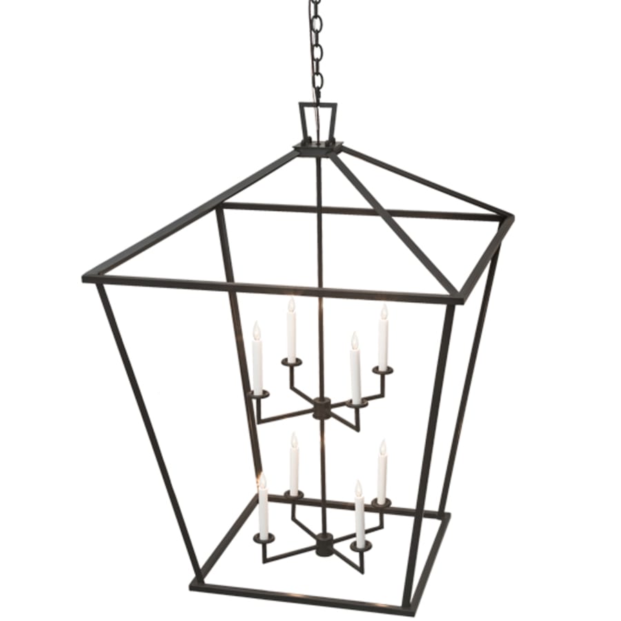Meyda Tiffany Kitzi 8 Light 52" Wide Taper Candle Pendant