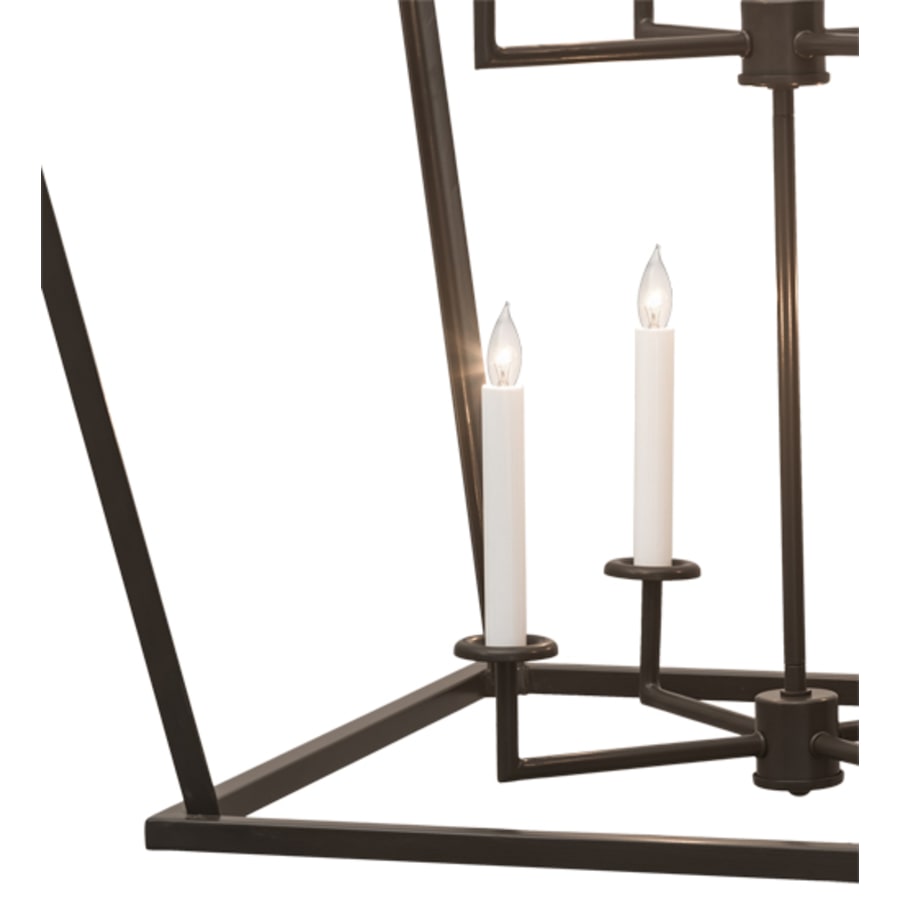 Meyda Tiffany Kitzi 8 Light 52" Wide Taper Candle Pendant