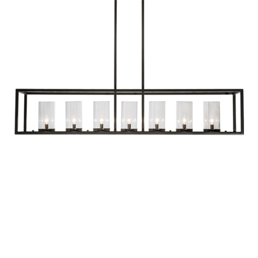 Meyda Tiffany Affinity Island 7 Light 60" Wide Taper Candle Linear Pendant