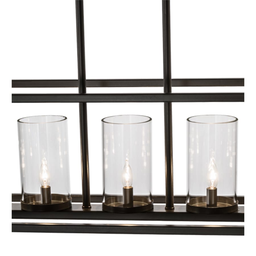 Meyda Tiffany Affinity Island 7 Light 60" Wide Taper Candle Linear Pendant