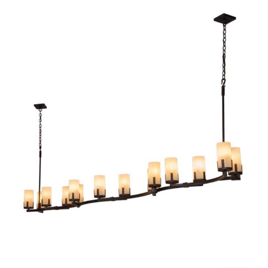 Meyda Tiffany Long Cero 14 Light 118" Wide Linear Chandelier