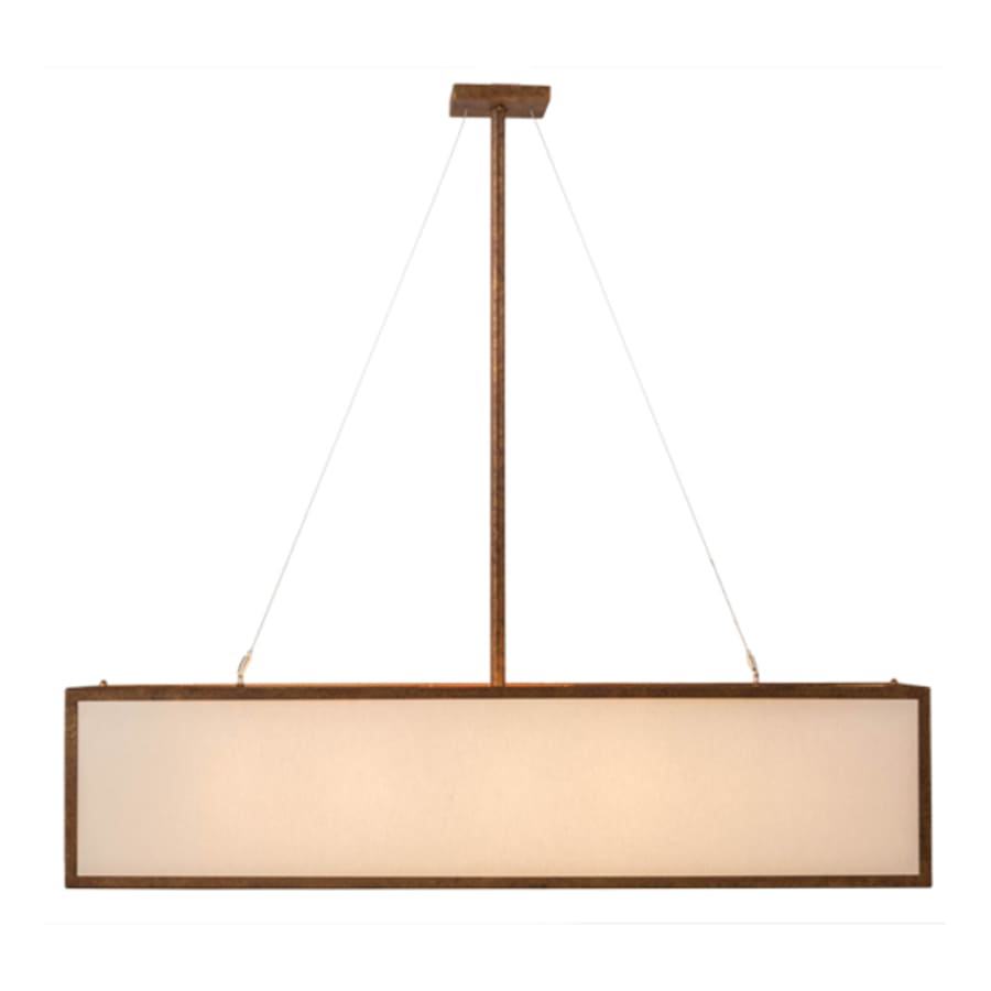 Meyda Tiffany Quadrato 5 Light 52" Wide Linear Pendant