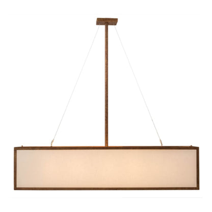 Meyda Tiffany Quadrato 5 Light 52" Wide Linear Pendant