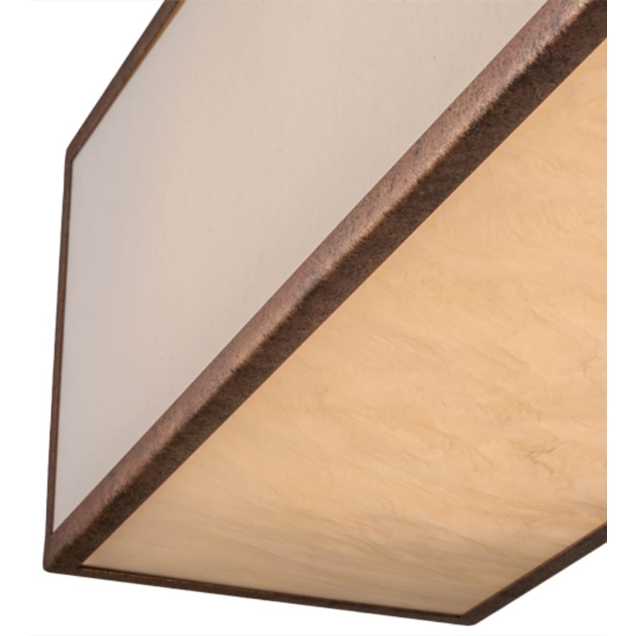Meyda Tiffany Quadrato 5 Light 52" Wide Linear Pendant