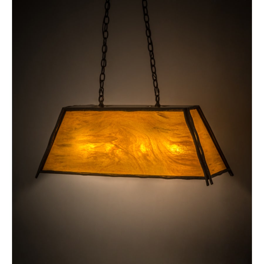 Meyda Tiffany Sticks 4 Light 36" Wide Linear Pendant