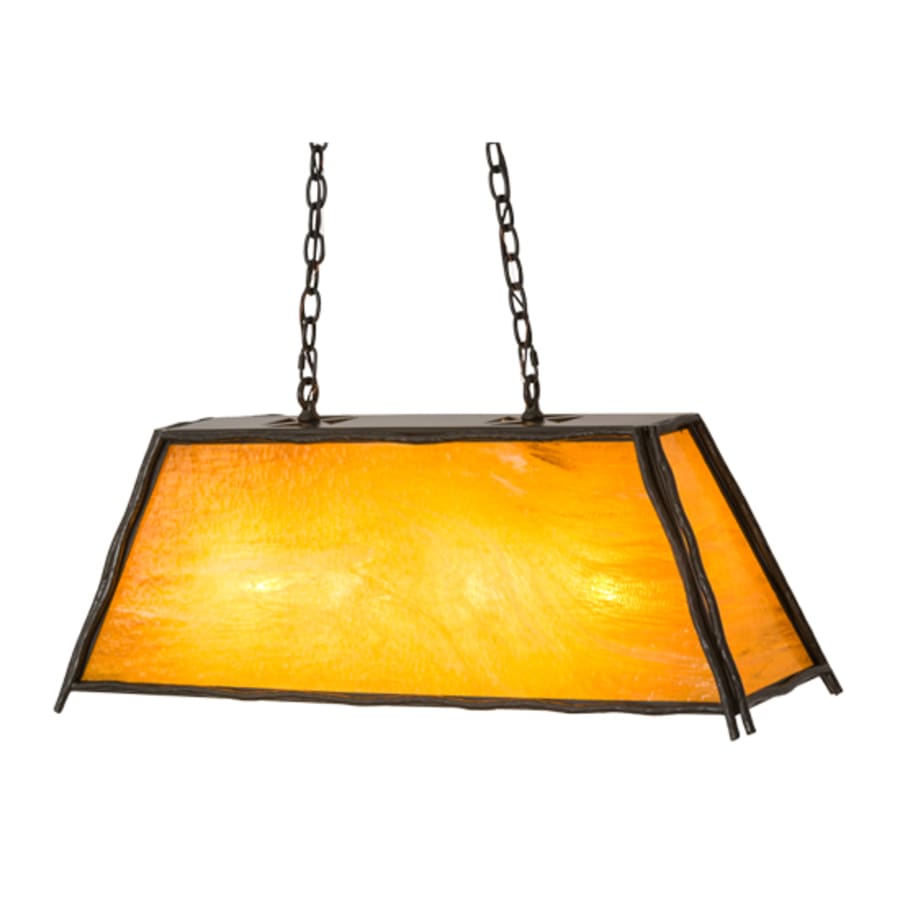Meyda Tiffany Sticks 4 Light 36" Wide Linear Pendant