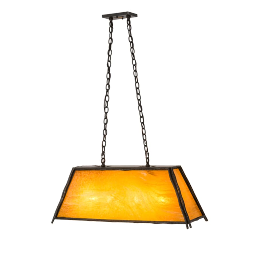 Meyda Tiffany Sticks 4 Light 36" Wide Linear Pendant
