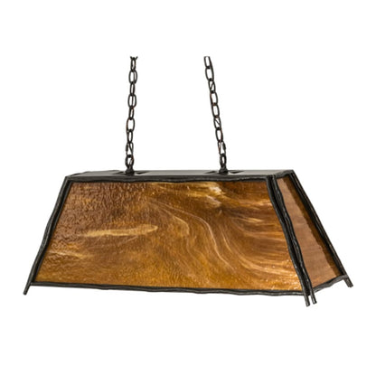Meyda Tiffany Sticks 4 Light 36" Wide Linear Pendant