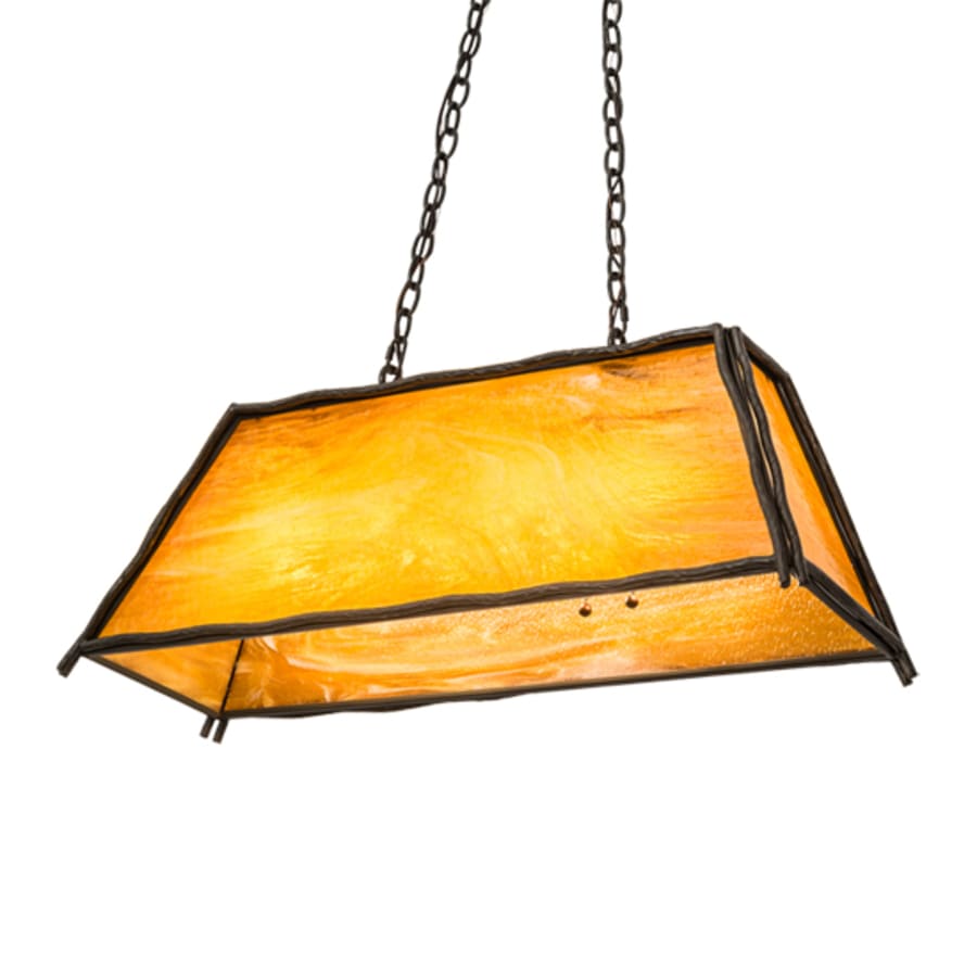 Meyda Tiffany Sticks 4 Light 36" Wide Linear Pendant