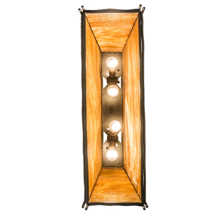 Meyda Tiffany Sticks 4 Light 36" Wide Linear Pendant