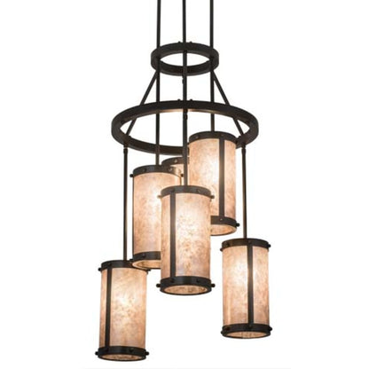 Meyda Tiffany Cartier 6 Light 24" Wide Ring Chandelier