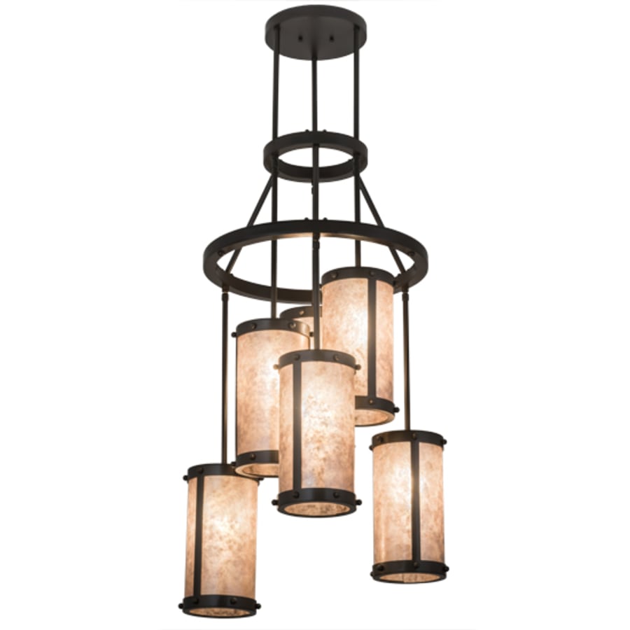 Meyda Tiffany Cartier 6 Light 24" Wide Ring Chandelier