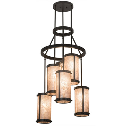 Meyda Tiffany Cartier 6 Light 24" Wide Ring Chandelier