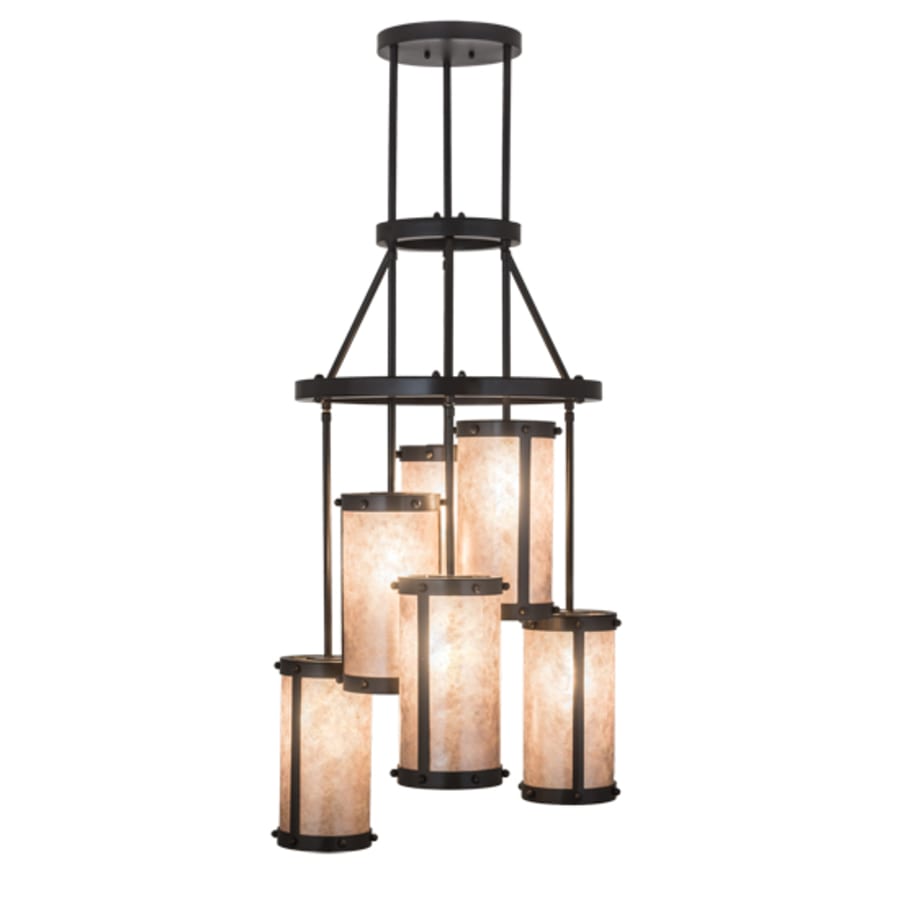 Meyda Tiffany Cartier 6 Light 24" Wide Ring Chandelier