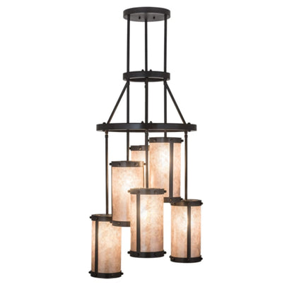 Meyda Tiffany Cartier 6 Light 24" Wide Ring Chandelier