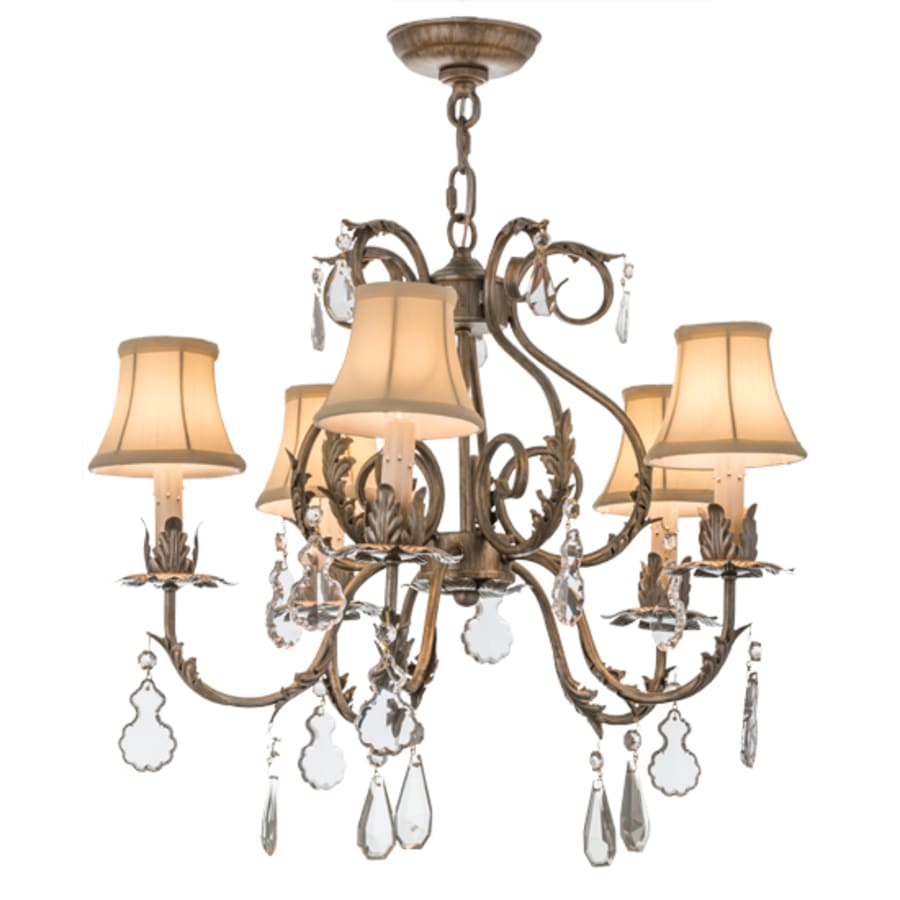 Meyda Tiffany Chantilly 5 Light 24" Wide Crystal Chandelier
