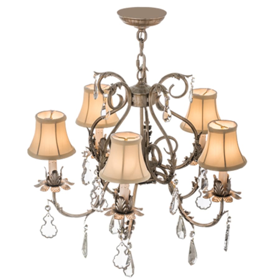 Meyda Tiffany Chantilly 5 Light 24" Wide Crystal Chandelier