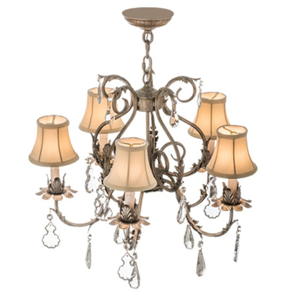 Meyda Tiffany Chantilly 5 Light 24" Wide Crystal Chandelier