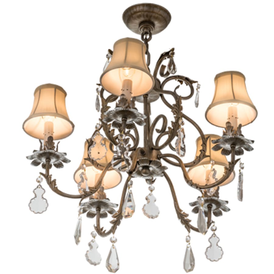 Meyda Tiffany Chantilly 5 Light 24" Wide Crystal Chandelier
