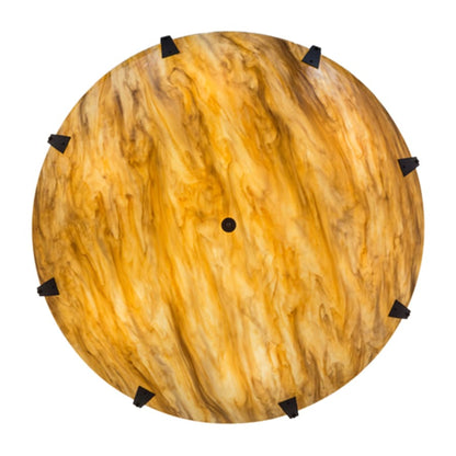 Meyda Tiffany Araneta 12 Light 61" Wide Semi-Flush Bowl Ceiling Fixture - Oil Rubbed Bronze Finish - Medium Bulb Base