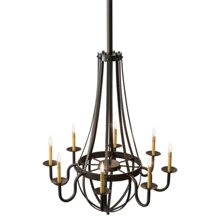 Meyda Tiffany Barrel Stave Metallo 8 Light 38" Wide Taper Candle Style Chandelier