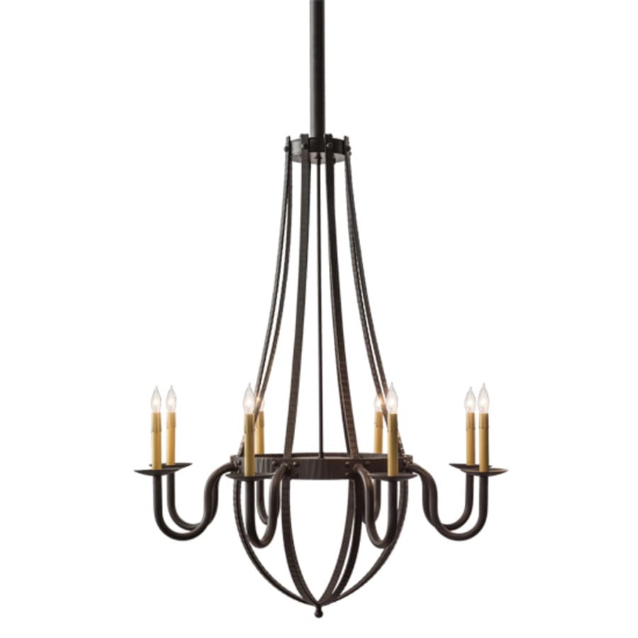 Meyda Tiffany Barrel Stave Metallo 8 Light 38" Wide Taper Candle Style Chandelier
