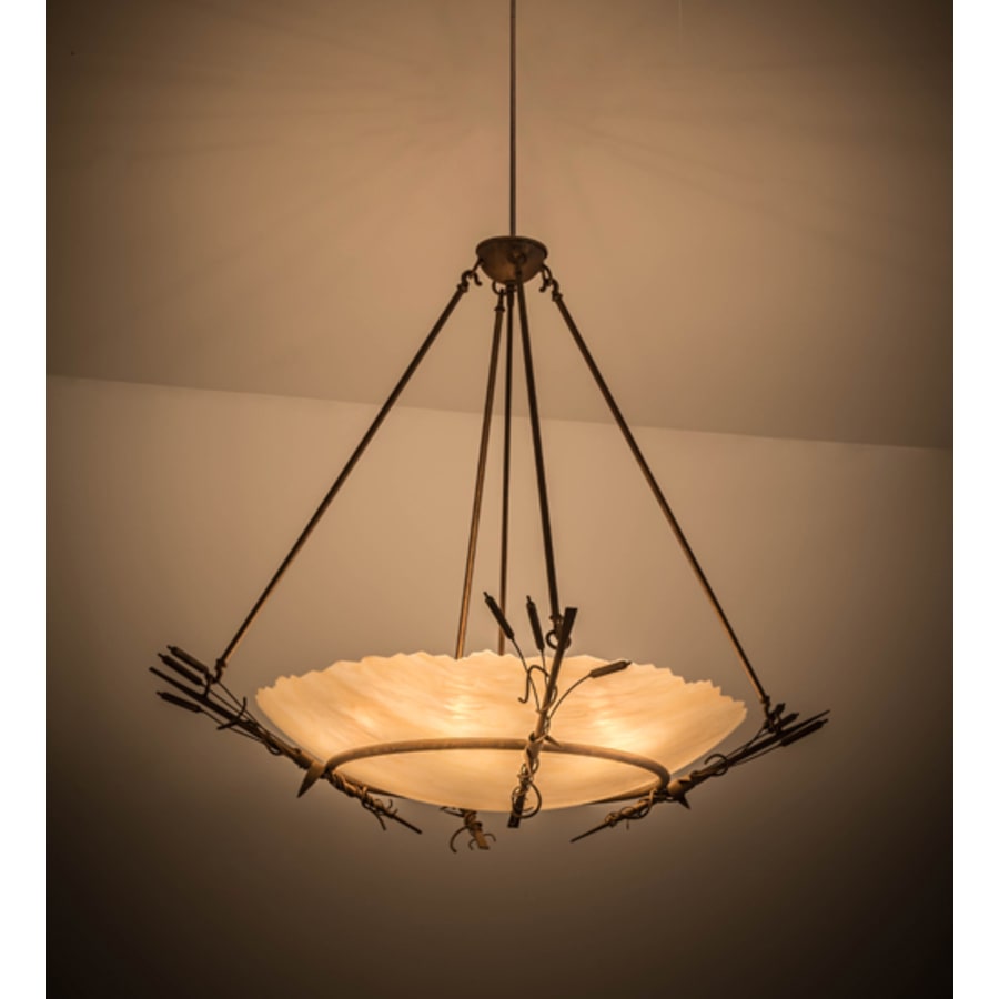 Meyda Tiffany Cattail 6 Light 48" Wide Pendant