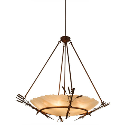 Meyda Tiffany Cattail 6 Light 48" Wide Pendant