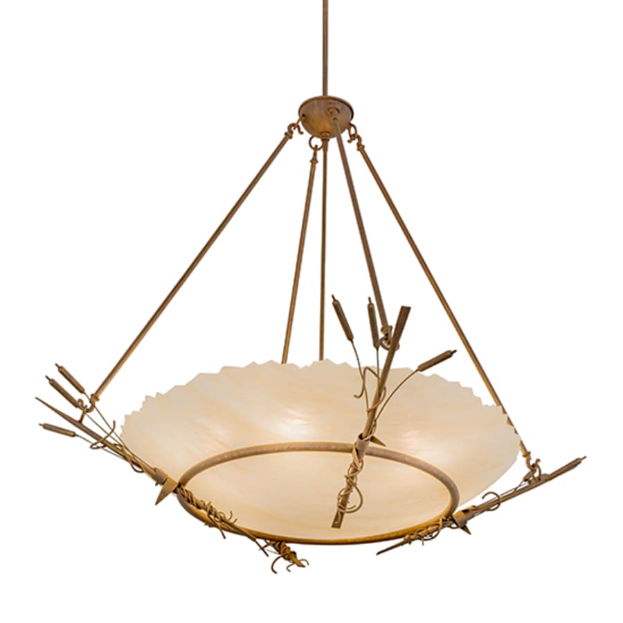 Meyda Tiffany Cattail 6 Light 48" Wide Pendant
