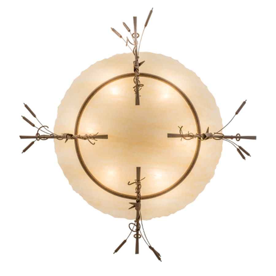 Meyda Tiffany Cattail 6 Light 48" Wide Pendant