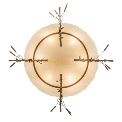 Meyda Tiffany Cattail 6 Light 48" Wide Pendant