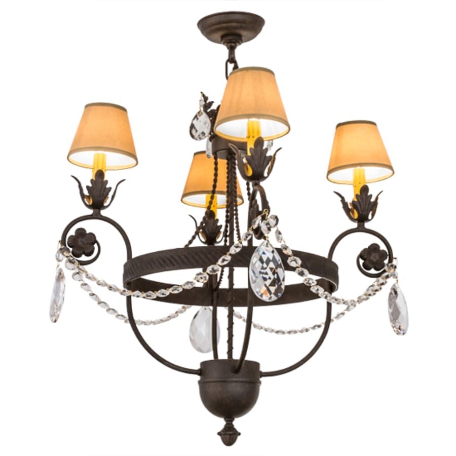 Meyda Tiffany Antonia 4 Light 26" Wide Ring Chandelier