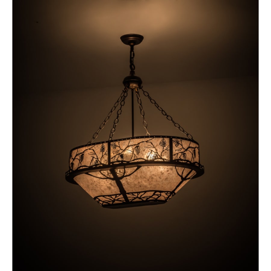 Meyda Tiffany Whispering Pines 4 Light 20" Wide Pendant