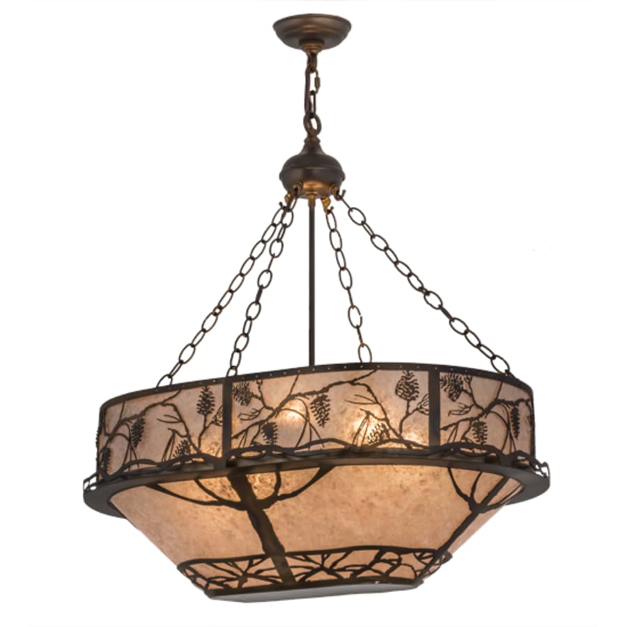 Meyda Tiffany Whispering Pines 4 Light 20" Wide Pendant