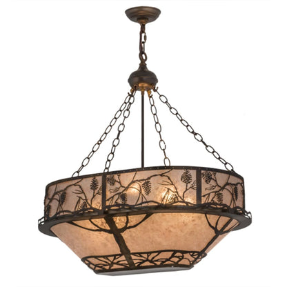 Meyda Tiffany Whispering Pines 4 Light 20" Wide Pendant