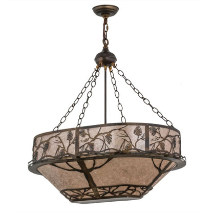 Meyda Tiffany Whispering Pines 4 Light 20" Wide Pendant